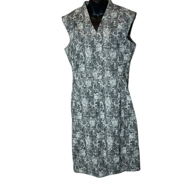 M.M. Lafleur the Adita crackle dress sheath professional office chic 8 - Picture 2 of 8